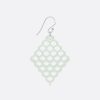 Geometric glow in the dark earring - Green - 5 Cell - Front View - Daylight